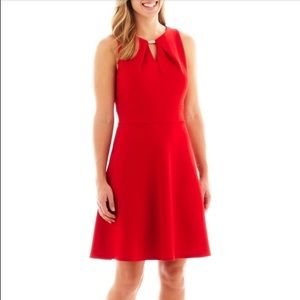 RED Liz Claiborne dress size 14